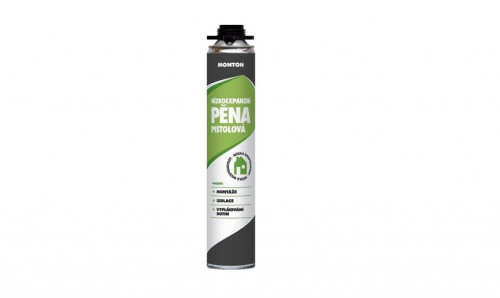 Nízkoexpanzní montážní pěna Monton 750 ml, pistolová