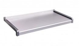 Venkovní hliníkové tažené parapety nos 25 mm - Stříbrná ELOX CO